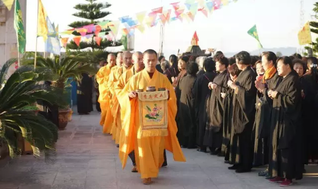 「佛教」（12.21）温州洞头区永福禅寺阿弥陀佛圣诞佛七法会通知