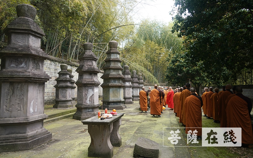 「宁波」宁波天童禅寺举行清明祭扫祖塔活动 「宁波」宁波天童禅寺举行清明祭扫祖塔活动