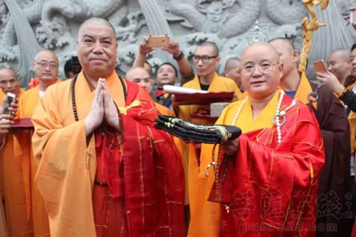 「佛教」贵州贵阳大兴国寺中兴第一代方丈心照法师升座仪式举行