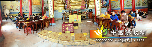 「佛教」河北永年甘露寺举行诵《地藏经》超度法会