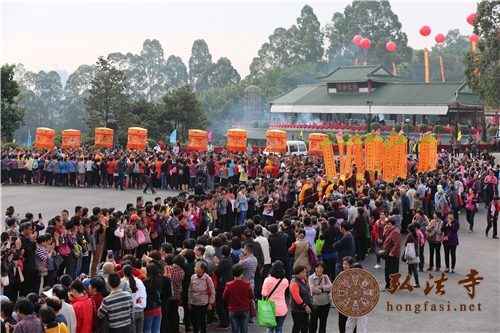「佛教」广东佛山三水本焕寺大雄宝殿落成暨佛像开光祈福法会举行
