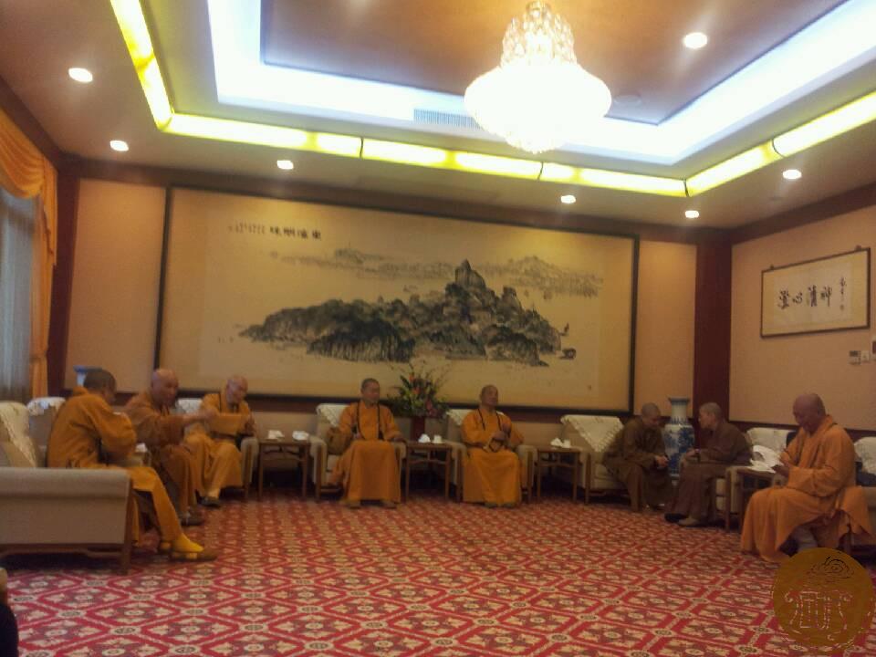 「佛教」台湾中国佛教会理事长圆宗长老莅临福建进明寺