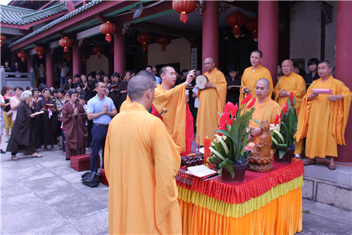 「观音」福建厦门石室禅院、梵天禅寺举行观音成道日拜千佛祈福吉祥法会
