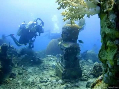 「佛教」发现海底千年佛寺 再现婆罗浮屠