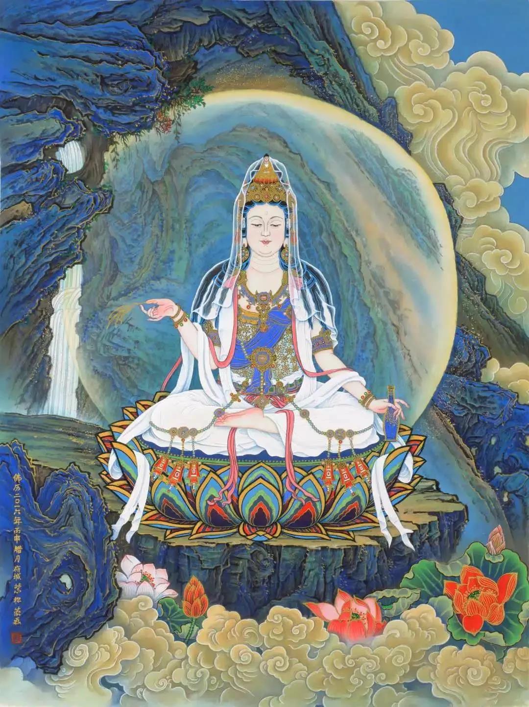 「观音」今日恭迎观世音菩萨出家日！祈愿一切众生消灾免难、福慧圆满！
