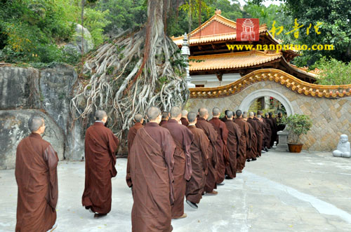 「佛教」厦门万石莲寺举行宏船老和尚圆寂二十周年纪念法会