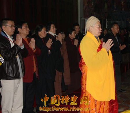 「佛教」广东南华禅寺举行新春祈福法会（图）