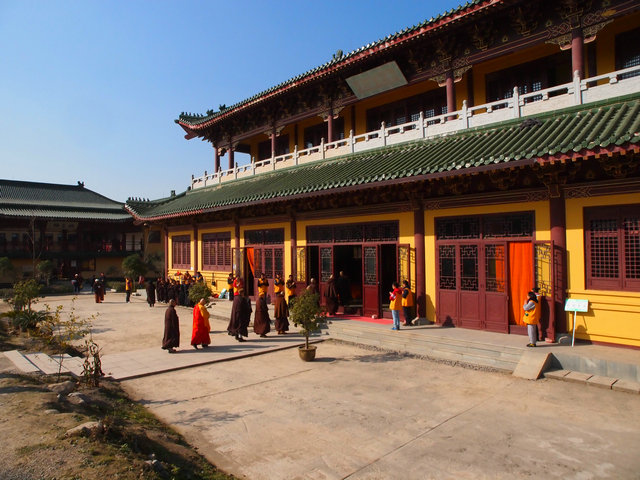 「东林寺」江西九江东林寺2014年冬季佛七开始