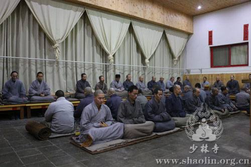 「佛教」河南嵩山少林寺乙未年精进禅七圆满“解七