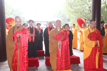 「大明寺」江苏扬州大明寺纪念鉴真法师东渡传供法会圆满结束
