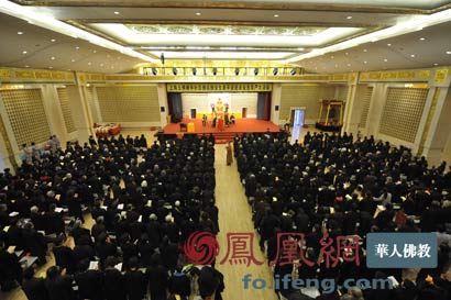 「佛教」上海玉佛禅寺为雅安震区举行二十一天华严大法会