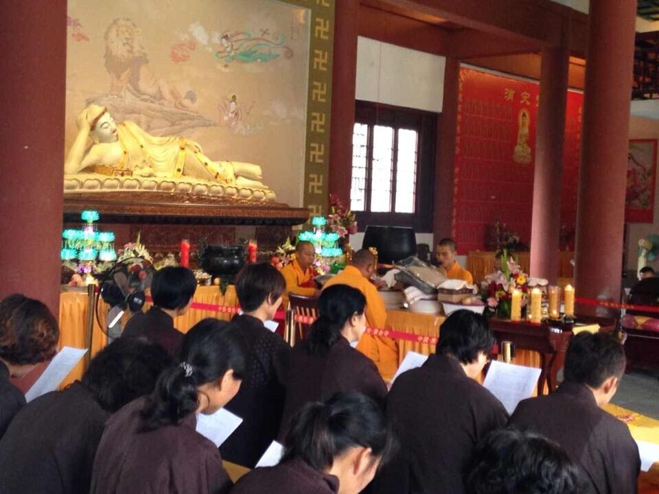 「佛教」江苏淮安景会寺举行三时系念超度法会、盂兰盆会