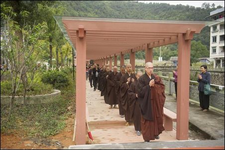 「佛教」浙江天圣山安福寺大型放生法会圆满举行