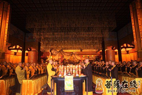 「佛教」江苏昆山延福禅寺举行百僧祈祷世界和平系列法会