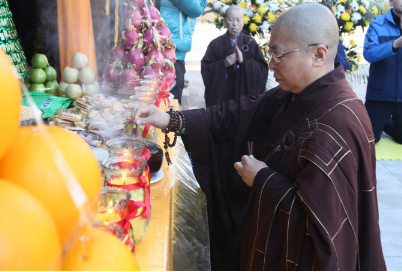 「佛教」黑龙江大庆果成寺清明节果成老法师圆寂七七之日