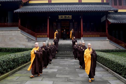「菩萨戒」浙江绍兴炉峰禅寺传戒法会：教三坛请戒、三坛正授