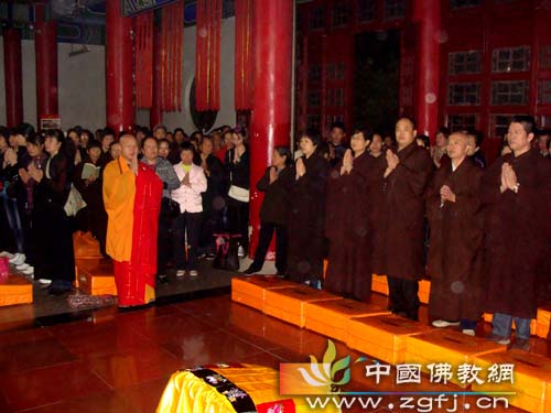「佛教」黄梅五祖寺举办观音菩萨出家纪念日祈福法会
