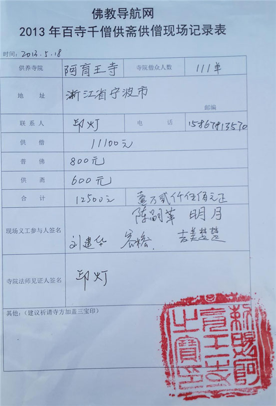 「佛教」第三届百寺千僧斋僧共修小结报告(5.13-5.19) 「佛教」第三届百寺千僧斋僧共修小结报告(5.13-5.19)