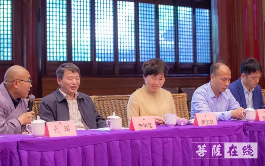 「佛教」福建省民宗厅巡视员萨支农一行赴江苏佛学院寒山学院调研