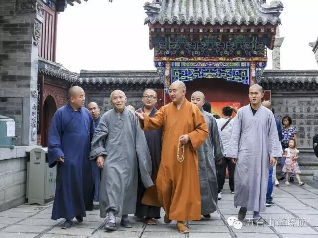 「禅宗」虚云老和尚关门弟子绍云长老参访山西五台山黛螺顶