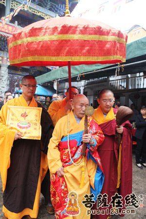「水陆法会」福建福鼎乐善寺隆重举行立平长老八十华诞庆典暨水陆法会送圣圆满