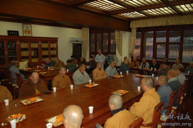 「东林寺」江西东林祖庭举行全体班首执事新春茶话会