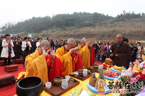 「宜春」江西省宜春市崇圣禅寺举行开工庆典
