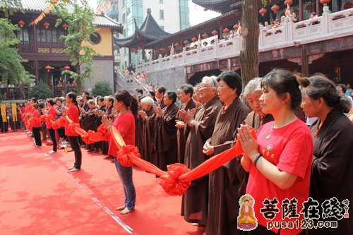 「佛教」南京毗卢寺隆重举行万佛楼落成十周年庆典暨观自在大佛开光法会