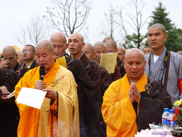 「佛教」佛诞日 庐山东林寺举行东林大佛装藏祝圣法会(组图) 「佛教」佛诞日 庐山东林寺举行东林大佛装藏祝圣法会(组图)