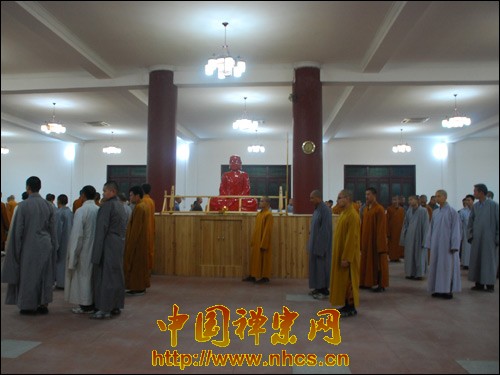 「佛教」广东南华禅寺举行冬季精进禅七法会起七仪式