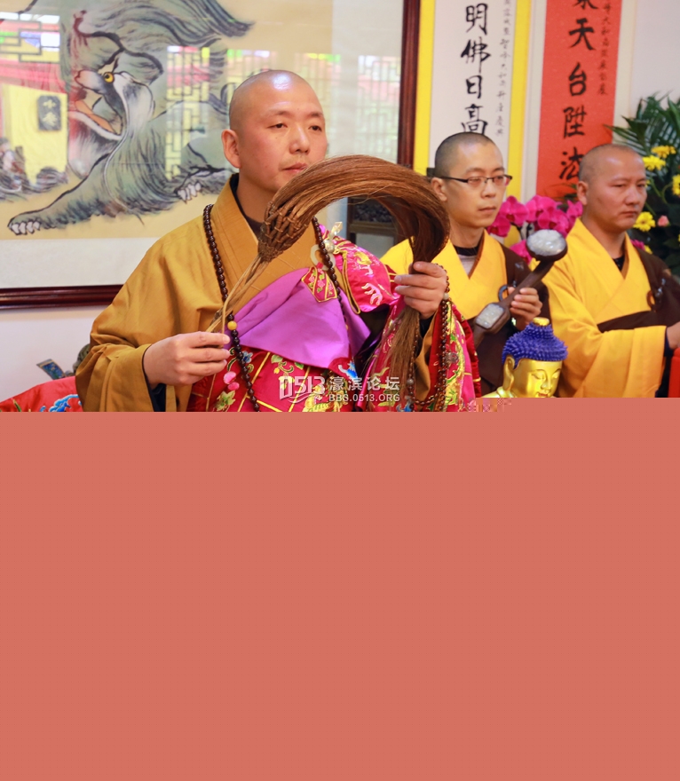 江苏南通福田寺举行智峰法师升座庆典暨毗卢阁三身佛开光法会