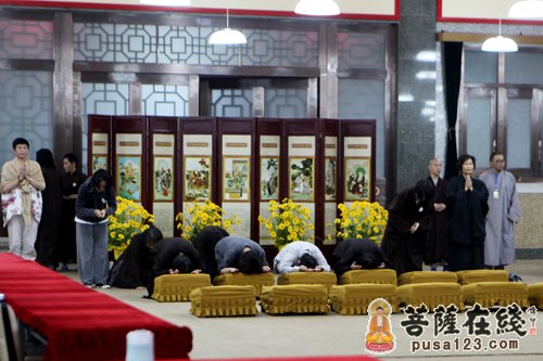 「佛教」江苏扬州高旻寺举行德林长老圆寂追思助念祈福法会