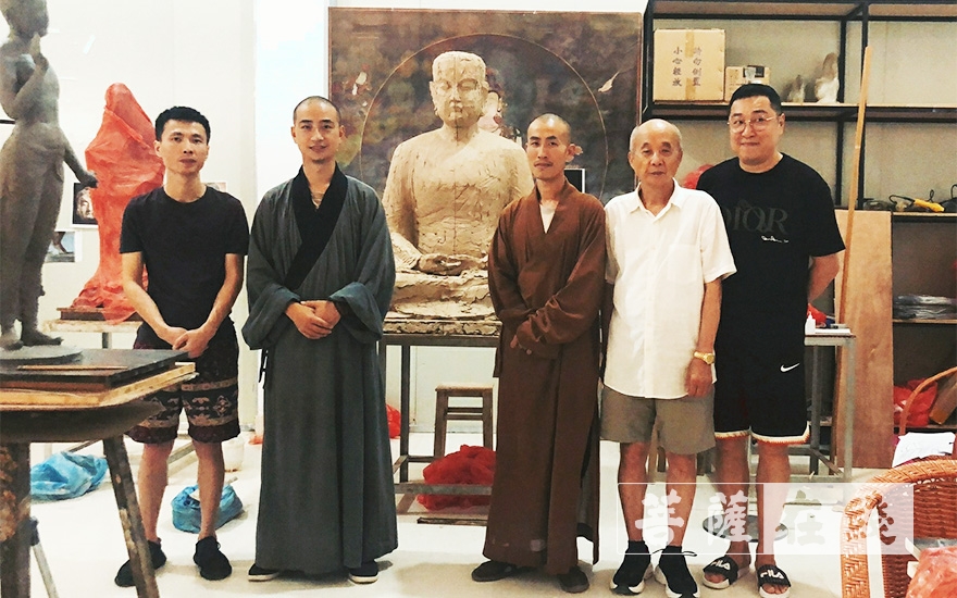 「文化」浦江惠云讲寺月清法师赴福建了解天台智者大师圣像创作的进展