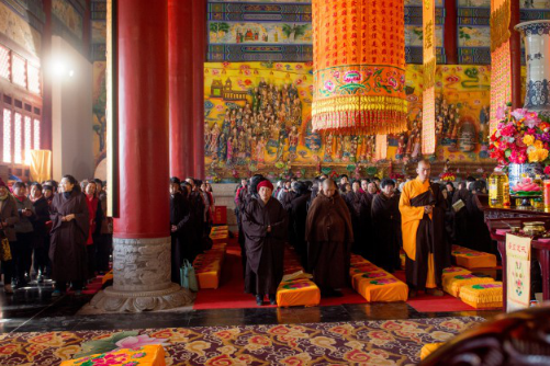 「极乐寺」山西广灵县极乐寺隆重举办观音菩萨圣诞祝祷法会暨三皈五戒传授法会