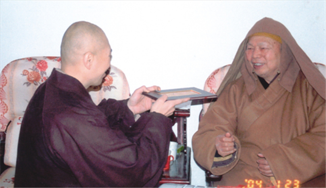 「大安法师」大安法师赶赴云居山悼念一诚长老