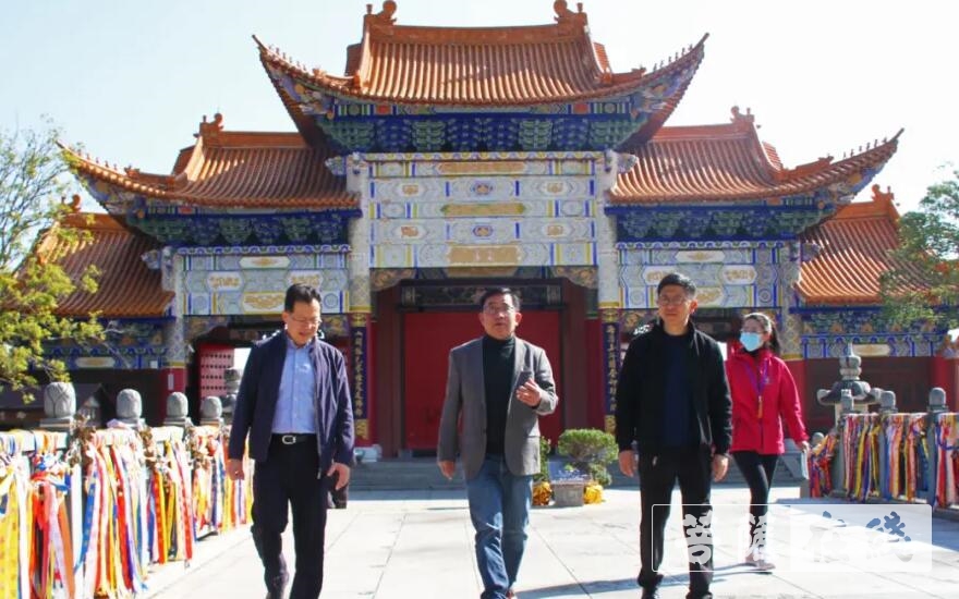 「崇圣寺」柬埔寨王国驻昆总领事叶伟罗参拜大理崇圣寺