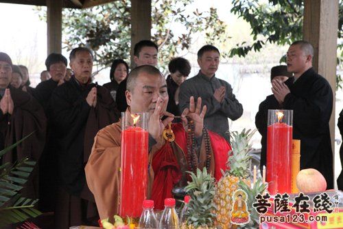 「佛教」江苏昆山一宿禅院举行光明讲堂奠基洒净仪式