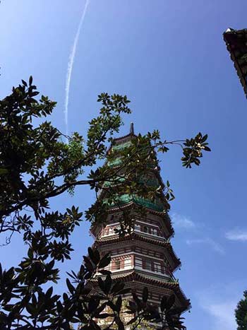 「滕王阁序」广州版“滕王阁序”藏身寺庙 方丈发微信求翻译
