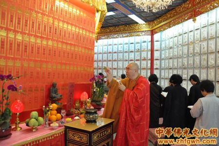 「佛教」香港西方寺启建2012盂兰法会 住持宽运法师作重要开示