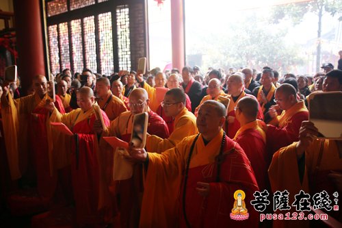 「佛教」上海南山古寺举行全堂佛像开光暨灵宏法师晋院升座庆典