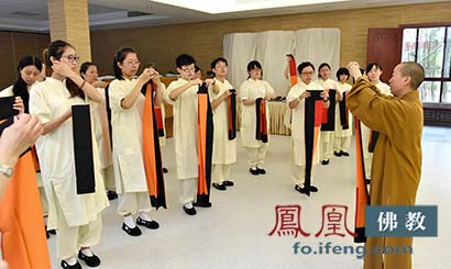 「大觉寺」200人重新审视生命在宜兴大觉寺体验首届短期出家修道会