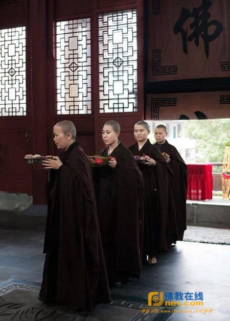 「浙江台州」浙江台州兴福寺举行受筹作法仪式及僧自恣法会