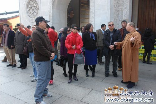 「佛教」台北市党部副主委黄重宪一行参访上海东林寺