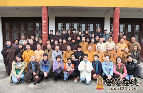 「佛教」江苏昆山华藏寺都监法智老和尚90岁寿辰