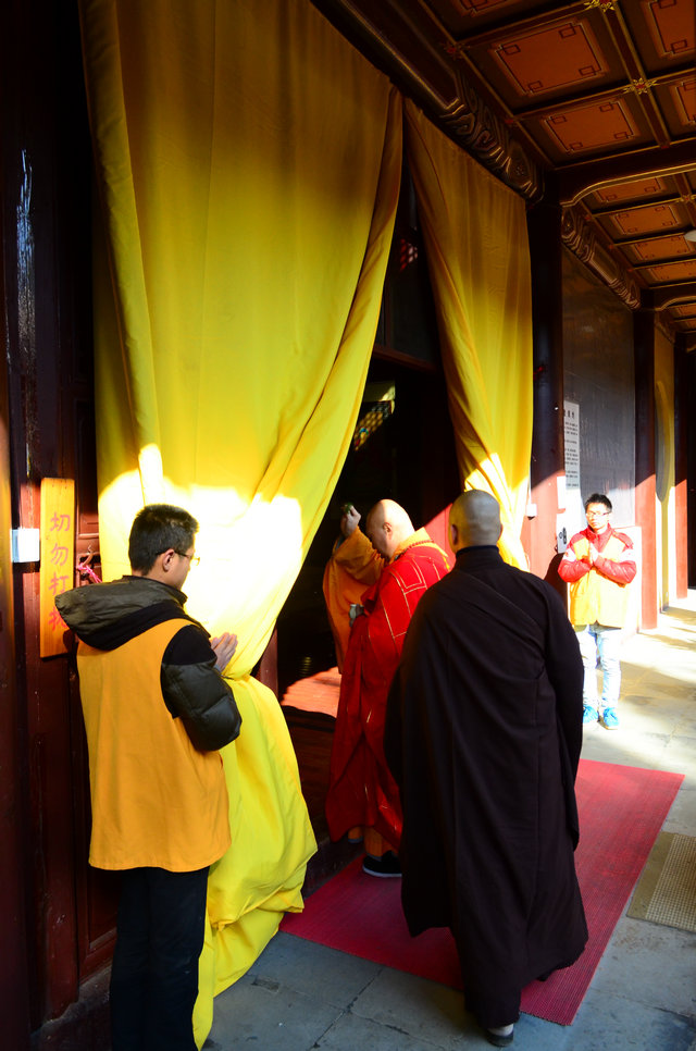 「东林寺」江西九江东林寺2014年冬季佛七开始