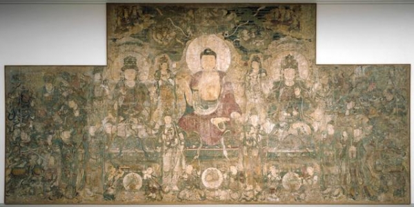 「博物馆」美国把中国壁画碎片拼成震惊世界的珍宝
