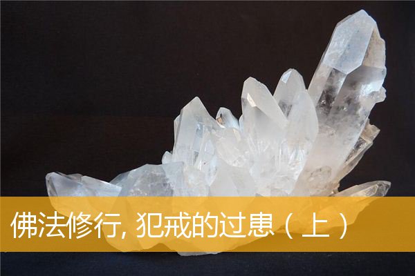 「佛教」佛法修行, 犯戒的过患（上）
