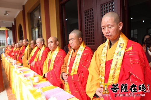 「佛教」安徽含山褒禅寺隆重举行毗卢殿落成暨佛像开光法会