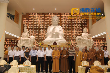 「佛教」大陆佛教代表团一行到台湾慈海禅寺进行参访（图）