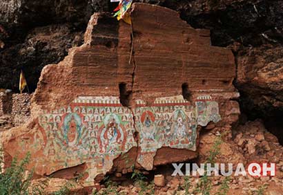 「佛教」青海玉树州博日寺发现藏传佛教早期壁画